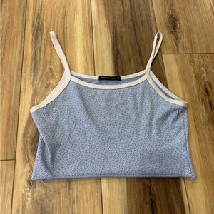 Brandy Melville Blue cropped tank top